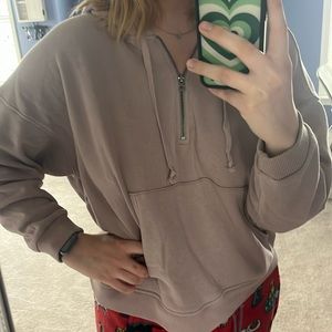 American eagle quarter zip hoodie